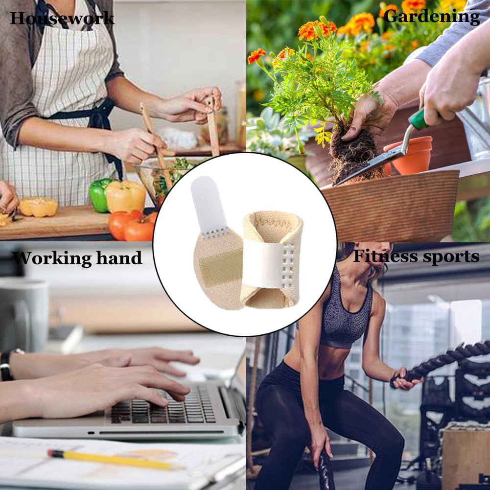 5PCS Thumb & Finger Splints | Lightweight Adjustable Finger Brace for Pain Relief, Sprains, Trigger Finger, Arthritis & Tendonitis Support