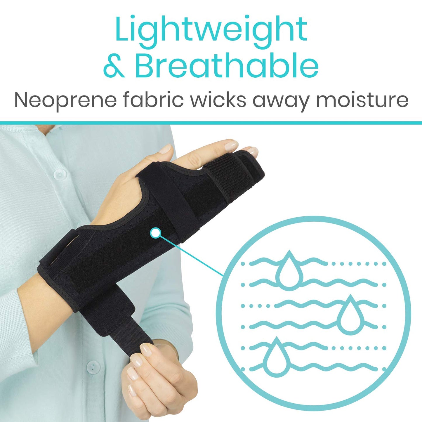 Universal Finger Splint with Thumb and Wrist Support – 8" & 9" Sizes for Men & Women – Pain Relief for Tendonitis, Trigger Finger, Arthritis, Sprains, and Post-Surgery Recovery