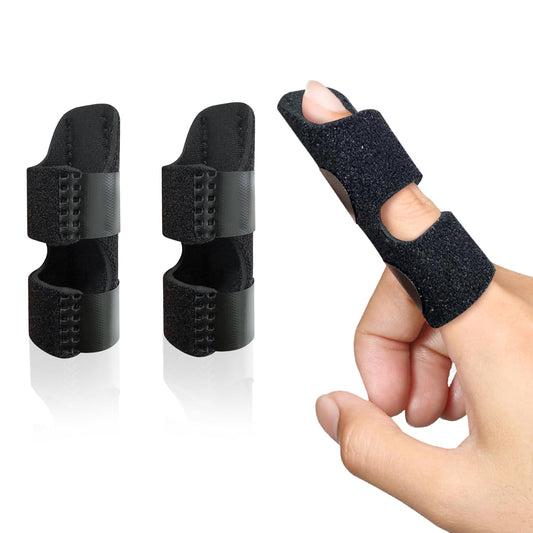 Adjustable Finger Splint for Index, Middle & Ring Finger – Trigger Finger, Tendonitis, Arthritis Support Brace