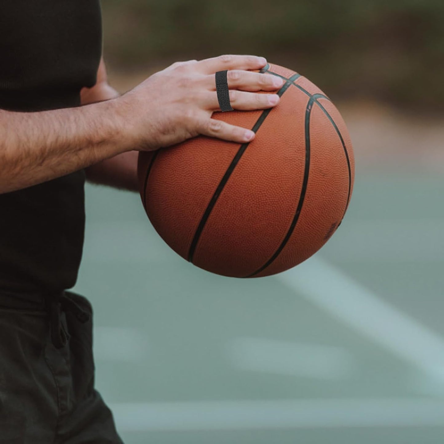 10PCS Finger Support Straps | Elastic Sports Finger Wraps with Hook-and-Loop Closure | Lightweight, Adjustable, Breathable Protection for Basketball & Athletic Use