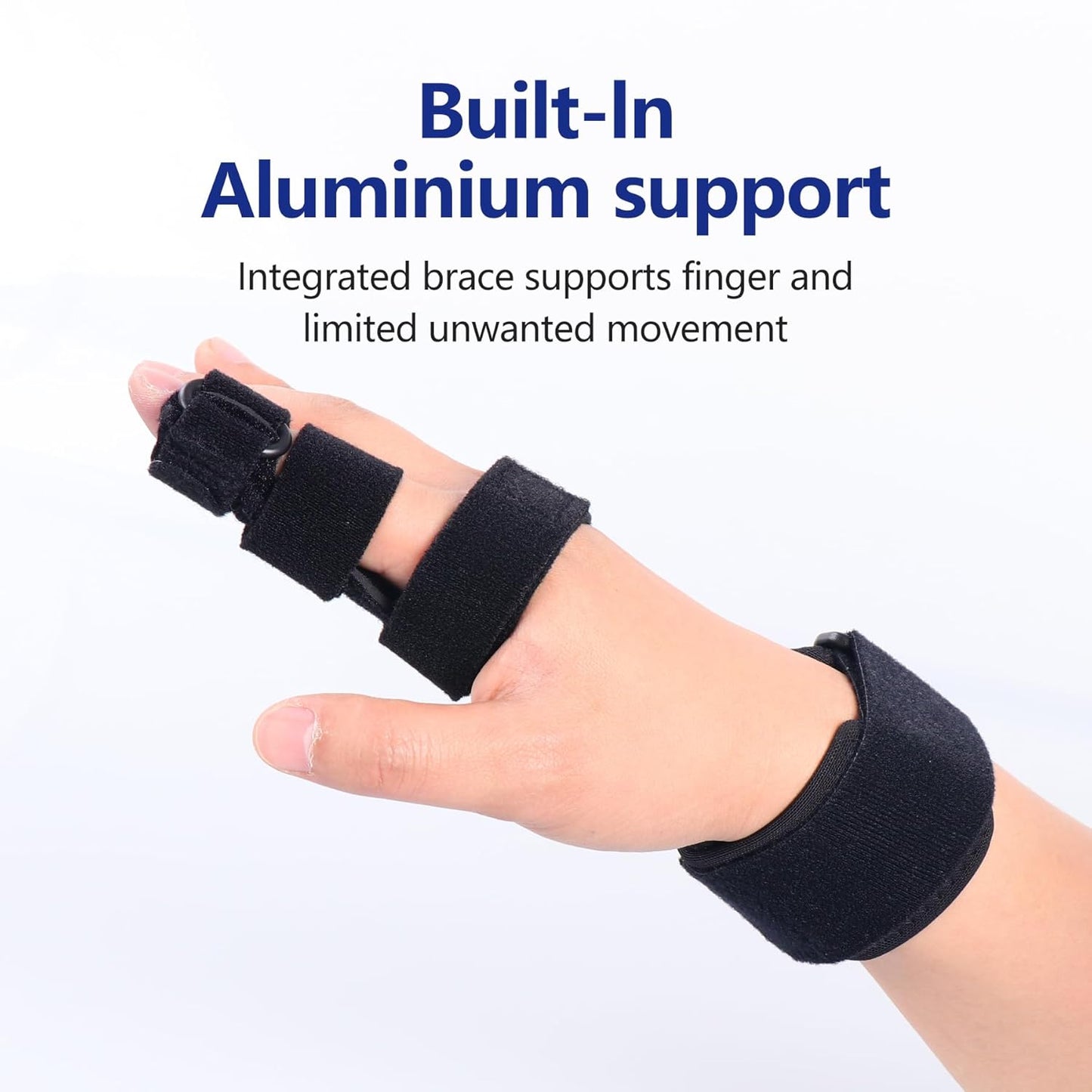 Adjustable Finger Extension Splint with Wrist Support – Ideal for Trigger Finger, Tendonitis, and Post-Surgery Rehabilitation