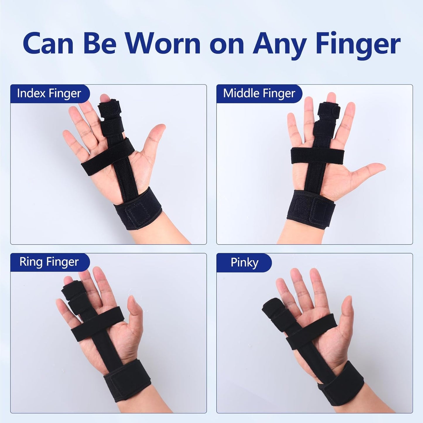 Adjustable Finger Extension Splint with Wrist Support – Ideal for Trigger Finger, Tendonitis, and Post-Surgery Rehabilitation